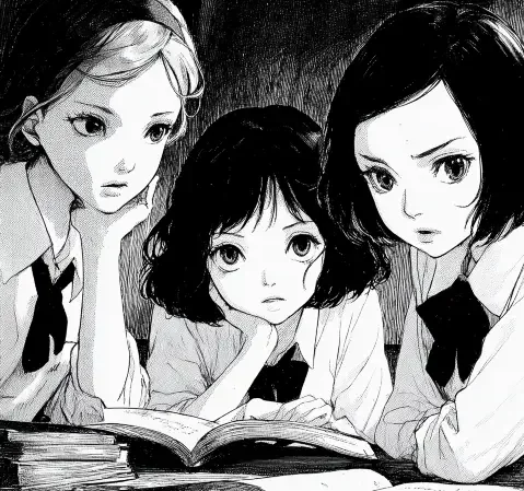 悬疑推理题材漫画封面